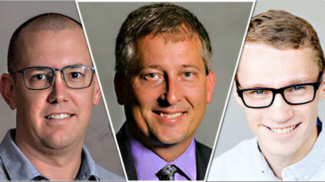Russ McCullough, Justin Clarke, Peter Jacobsen Russ McCullough, Justin Clarke, Peter Jacobsen