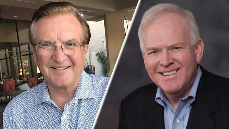 Merrill Oster and Tom Okarma